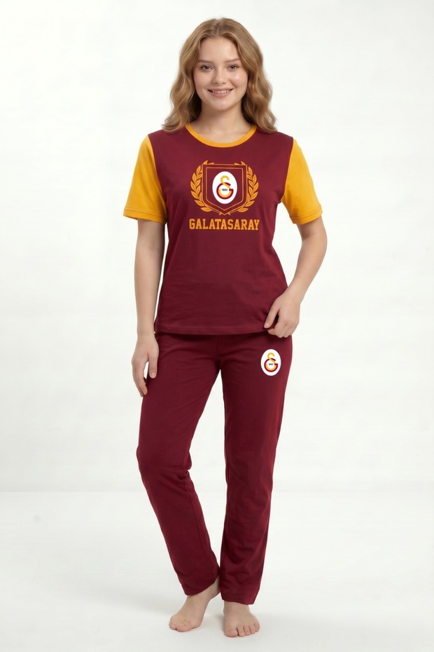 Original Licensed Women's Crew Neck Pajama Set