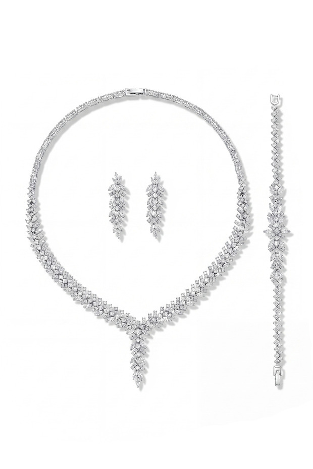 Isadora Necklace Bracelet Earrings Ring Set