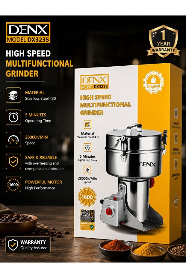 High Speed Home Spice and Grain Grinder,800g_DX3235