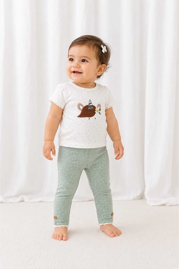 Baby Girl Lace Detailed Bottoms