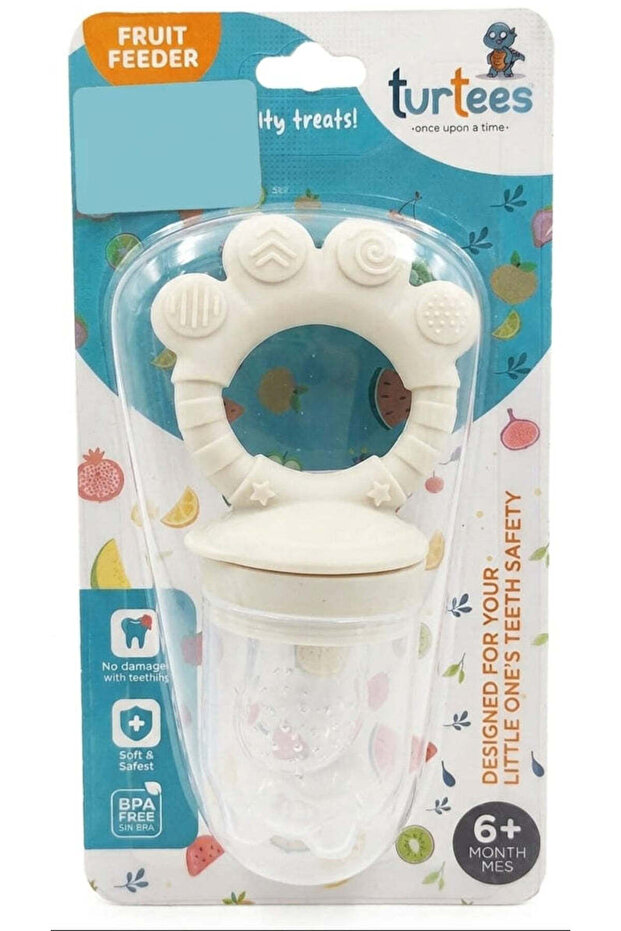 Baby Fruit Feeder with Teether Ring – BPA Free | 6+ Months