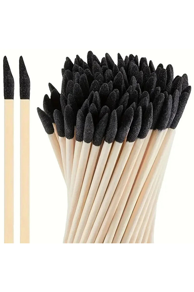 10pcs Single Head 10/20/100Pcs Sanding Sticks Matchsticks Sanding Twigs Fine Detailing Sanding Stick