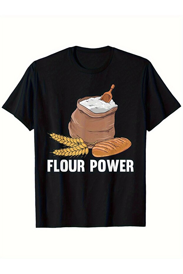 تي شيرت Cool Baking Art للجنسين على شكل مروحة للخبز والكوكيز
