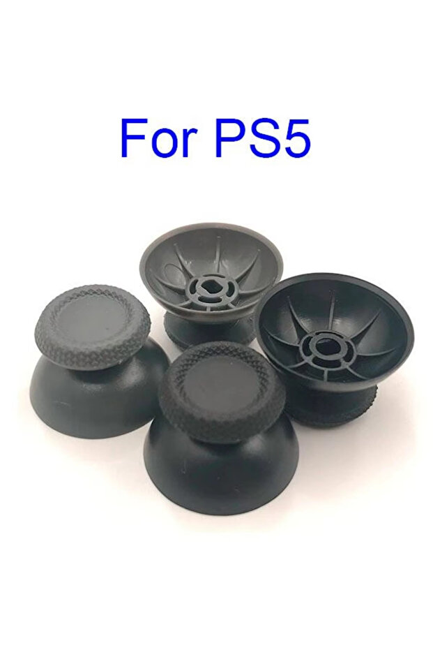 10 قطع من أغطية عصا التحكم البديلة باللون الأسود لوحدات تحكم PS5/slim/Pro، 10-100 قطعة