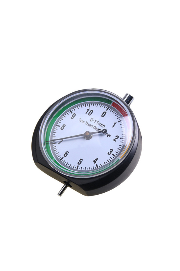 black Tire Tread Depth Gauge Car Tire Tread Meter Measurer High Accuracy Tyre Measure Tool Brake wit