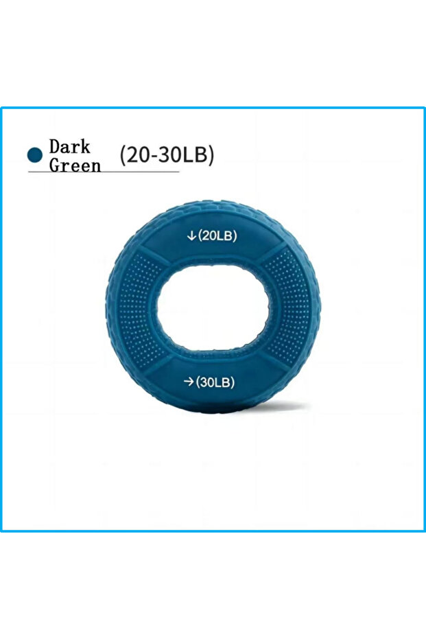 blackish green 20-80LB Silicone Hand Grip Ring Carpal Expander, Finger Strength Trainer for Muscle B