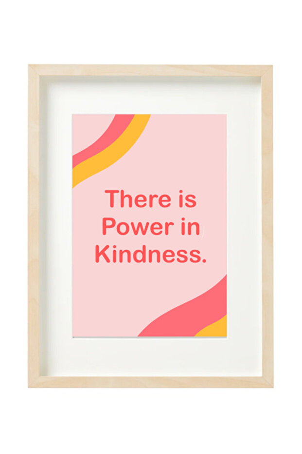 Girl Power Pink Room Decoration Poster with Frame 30x40