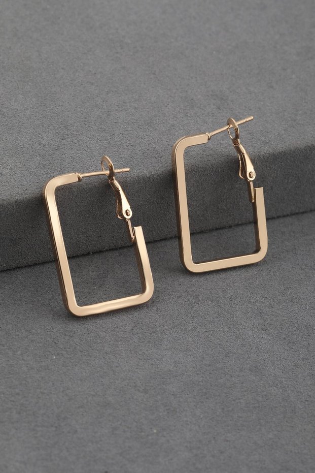 316 L Stainless Steel - Anti-Allergic - Non-Tarnish - All Steel - Simple Model - Women's Earrings