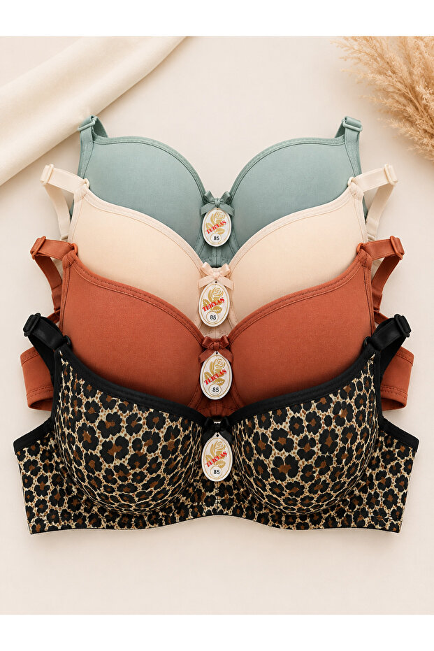 Padded Bra 4-Piece Set - 1