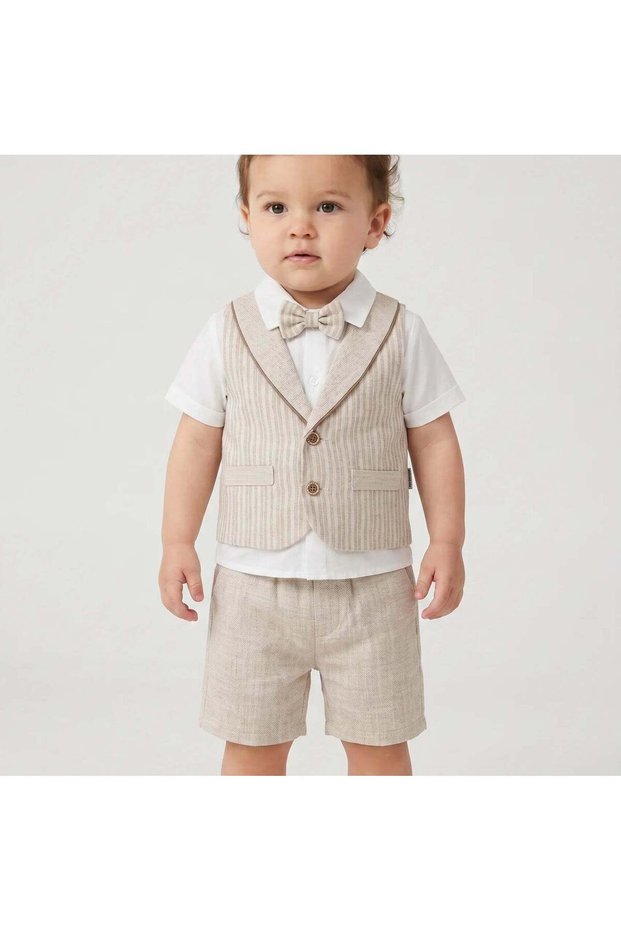 Baby boy two-piece set, tuxedo and shorts, 6-24 months