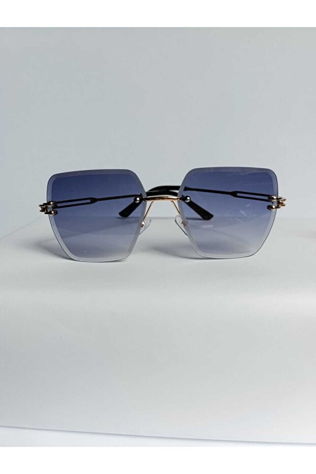 Women's Square Crystal Sunglasses Smoke
