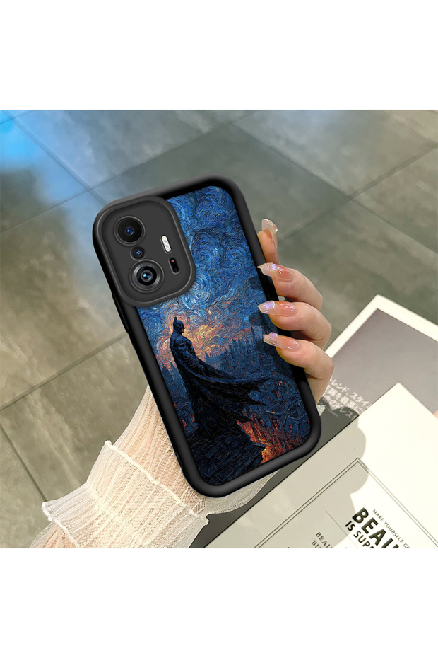 Mi 11t Pro/Mi 11t Compatible Black Silicone Case Shockproof with Camera Protection