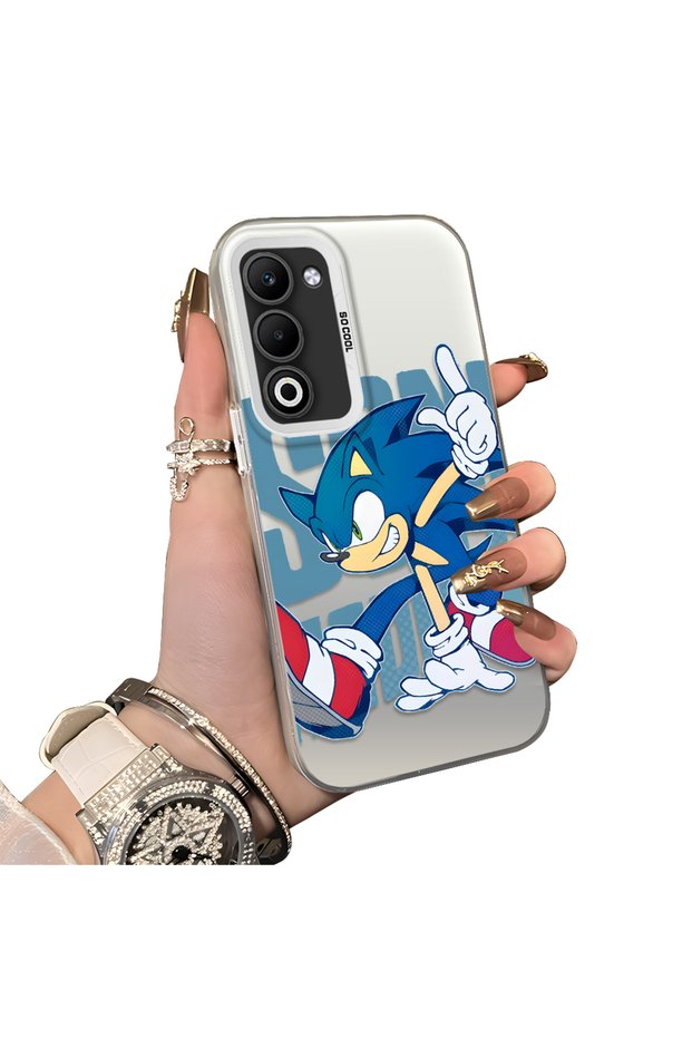 Oppo A5 4G/5G Compatible Hard Acrylic Back Silicone Edge Lens Protection Case