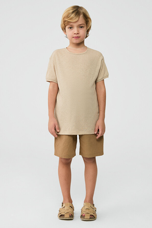 Boy Beige Tshirt