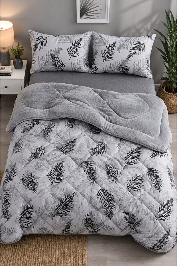 Welsoft Double-Sided Luxury Comforter Set with Pillowcases | Quilt | Sleeping Set |