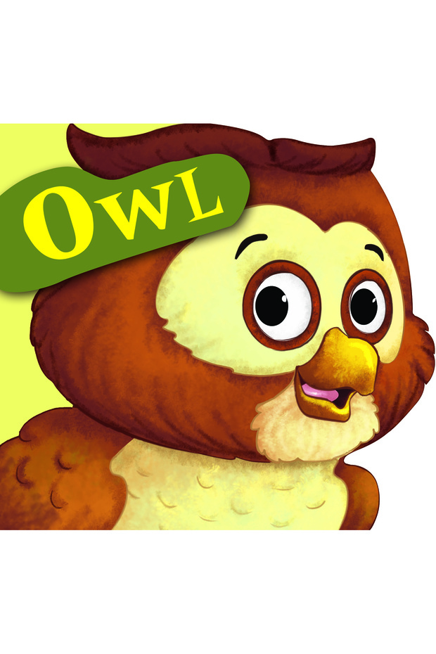 Om Cutout Board Owl