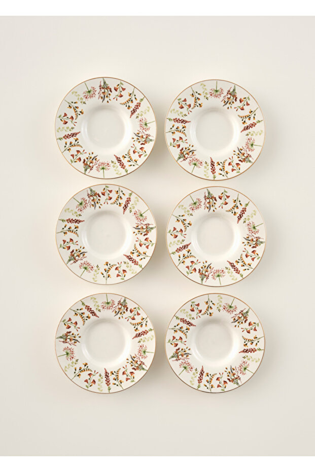 Flores Porselen 6-Piece Tea Plate Set (12 cm)