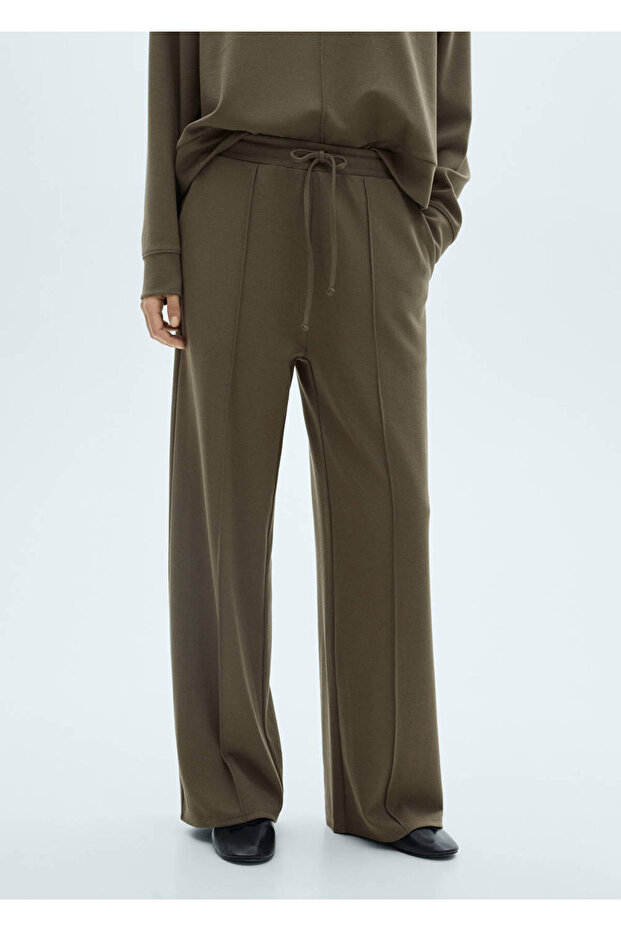 Wideleg Jogger Pants