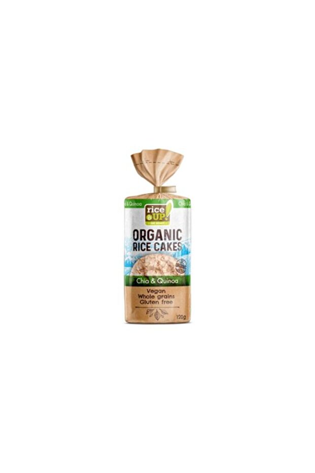 Organic Brown Rice Cake Chia & Quinoa 120g
