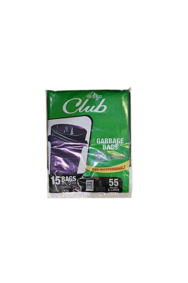 Club Garbage Bags 55 Gallon Roll