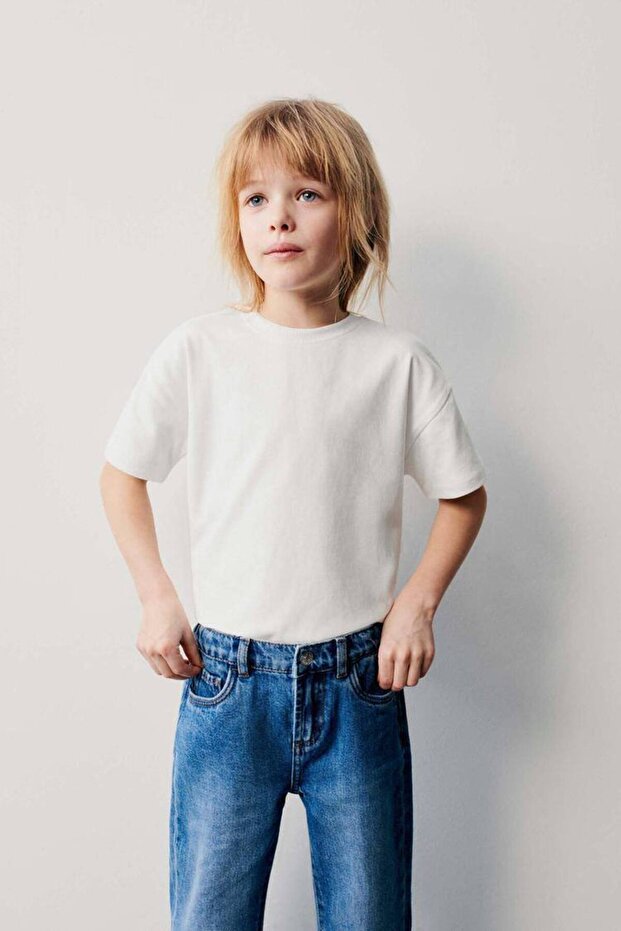 Beyaz Basic T-shirt