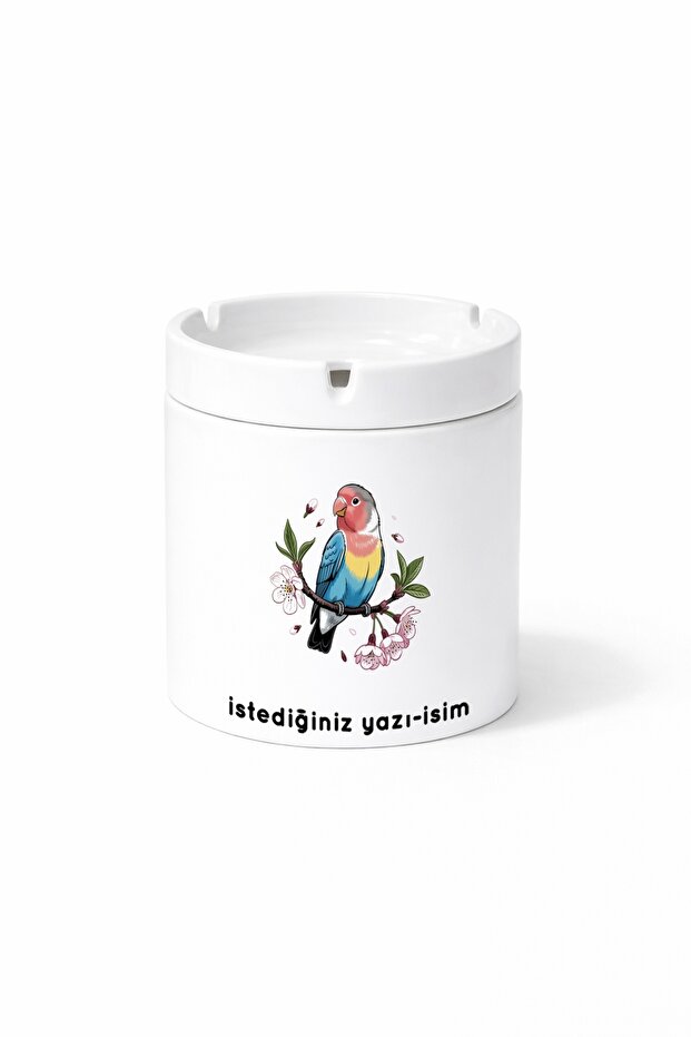 Animal Budgerigar Parakeet Double Sided Printed Porcelain Magic Mug