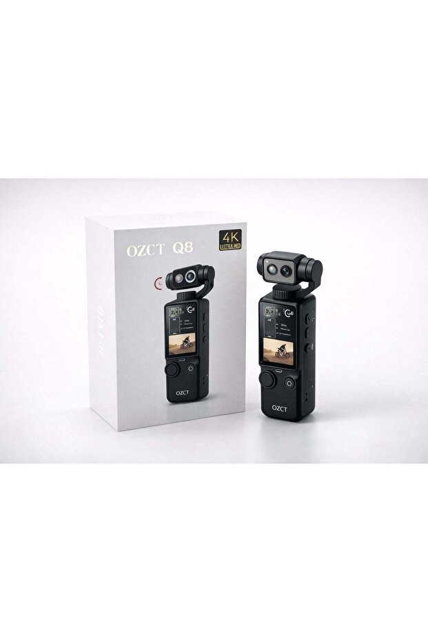OZCT Q8 4K Action Camera – Capture Every Moment with Smooth Stabilization