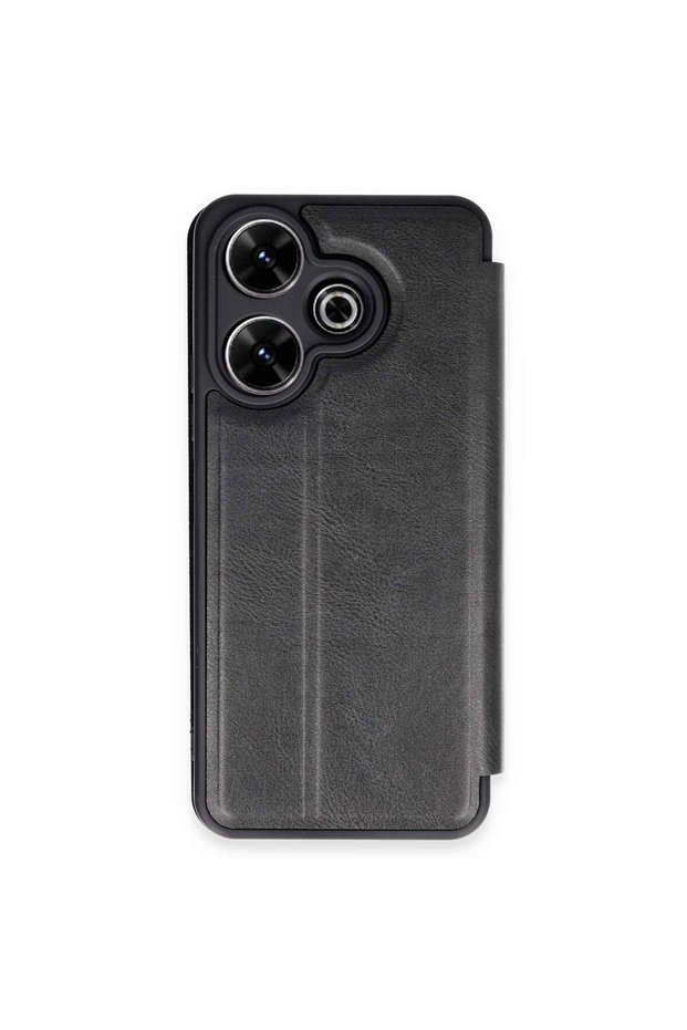 Redmi 13 4g Compatible Case Flip Cover - Black