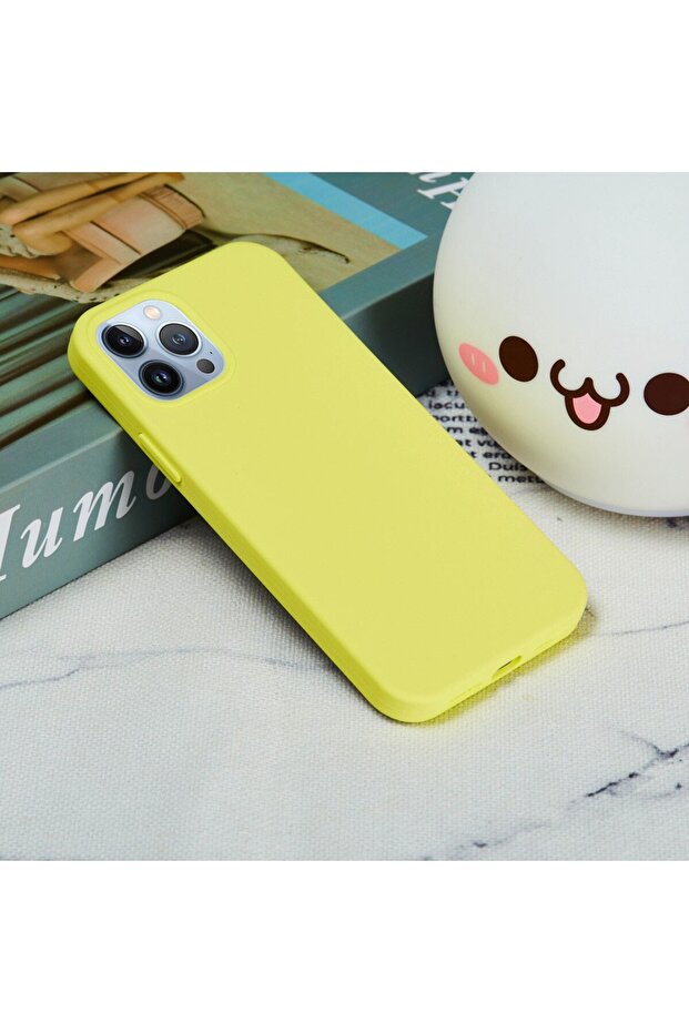 Solid Color Θήκη Σιλικόνης Yellow (Apple iPhone 15 Pro) - 6