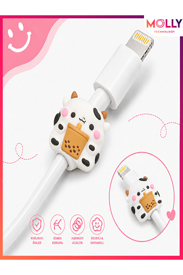 Figured Silicone Cable Protector – Cute Device to Prevent Cable Breakage