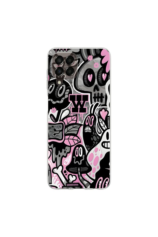 Samsung Galaxy M33 Compatible Graffiti 10 Design Transparent Case