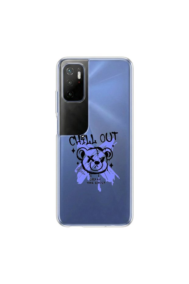 Poco M3 Pro Compatible Graffiti 8 Design Clear Case