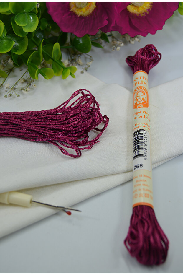 Hand Embroidery Silk, Laundry Silk, Rayon, Shiny Silk Texture, Colorfast