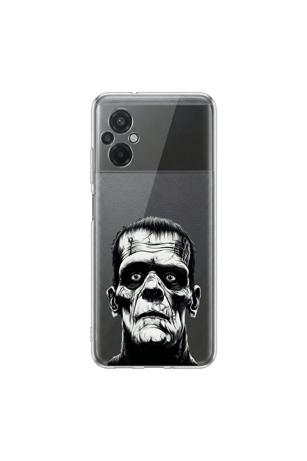 Poco M5 Compatible Horror 6 Design Transparent Case