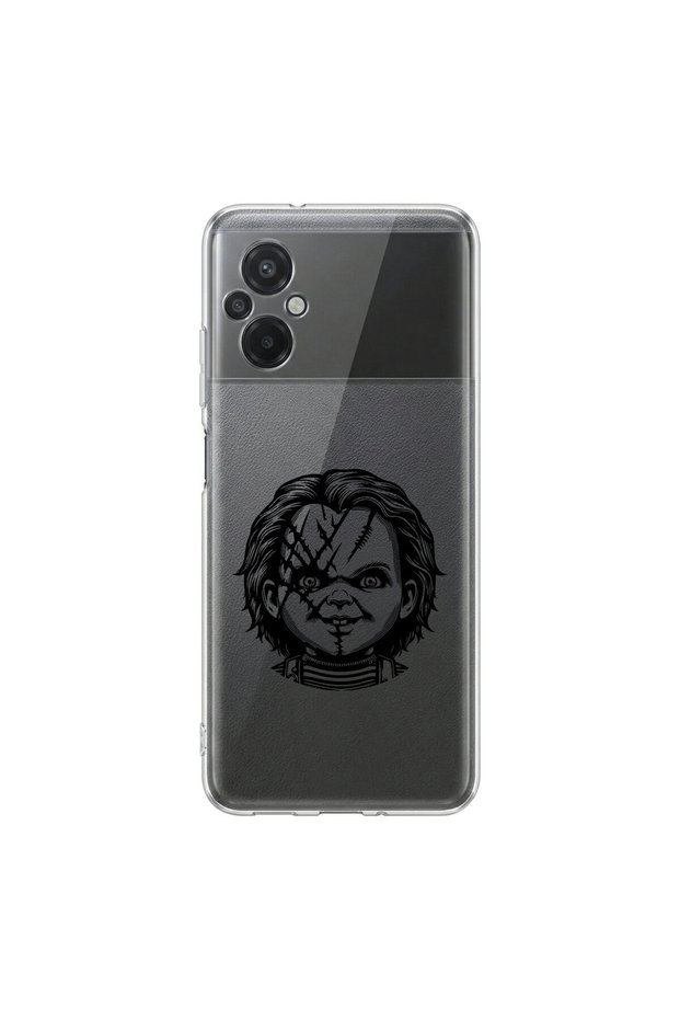 Poco M5 Compatible Horror 4 Design Transparent Case