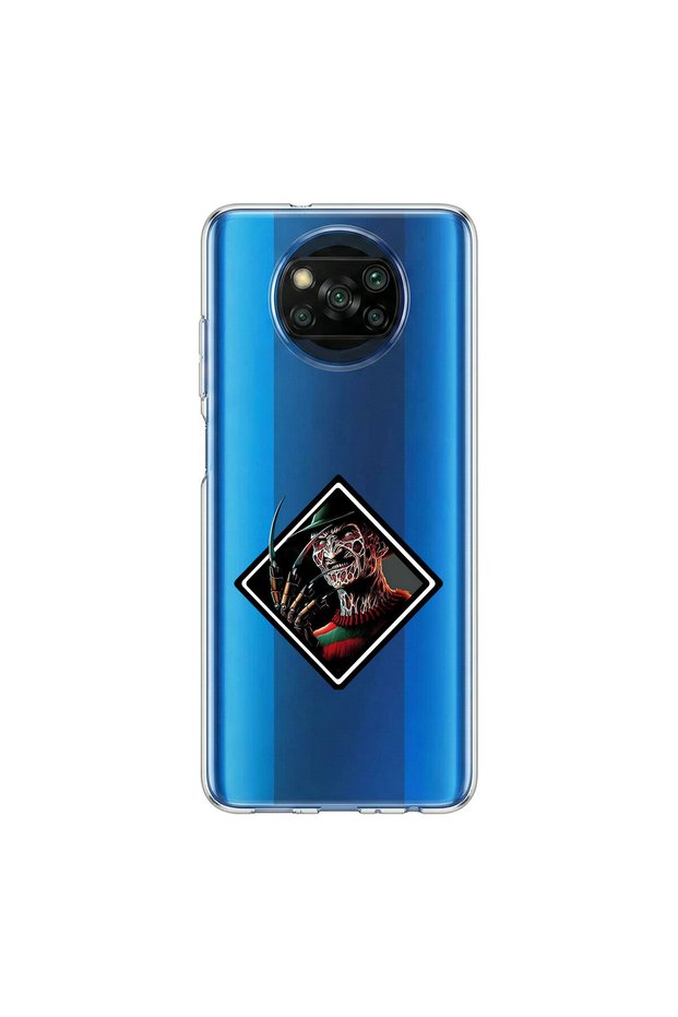 Poco X3 Pro Compatible Horror 2 Design Transparent Case