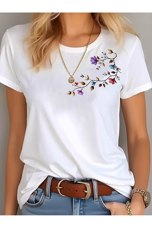 Unisex Comfortable Fit Tshrit Mixed Printed Tshirt