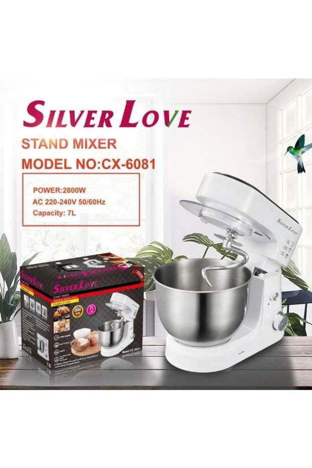 Professional Stand Mixer 7L – Multi-Function Kitchen Machine for Dough, Cream, Egg, Cookie and Cake Preparation