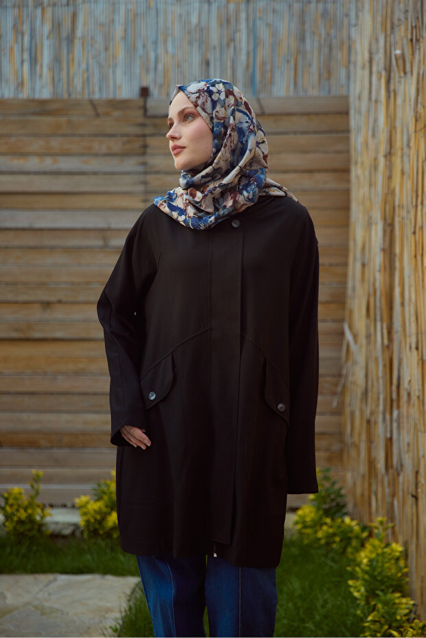 قبعة طويلة بأزرار - 3