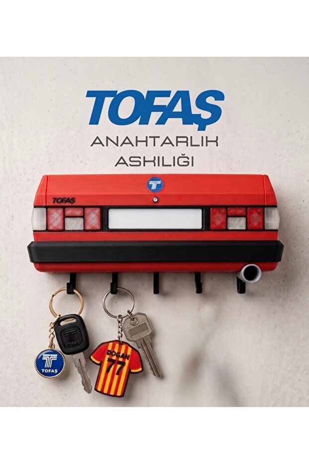 Tofaş Decorative Keychain Hanger