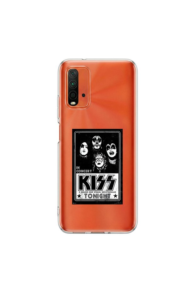حافظة شفافة متوافقة مع Redmi 9T مصنوعة من المعدن بتصميم 5