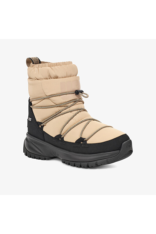 Yose Puffer Mid Kadın Krem Rengi Bot - 2