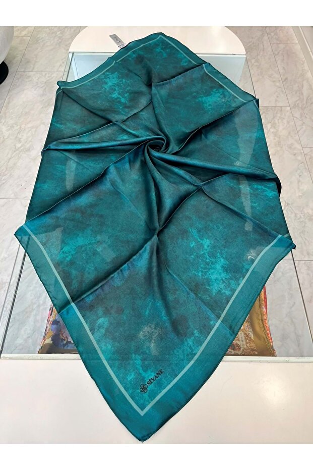 Black Cloud Pattern Crystal Scarf - 18 - 1
