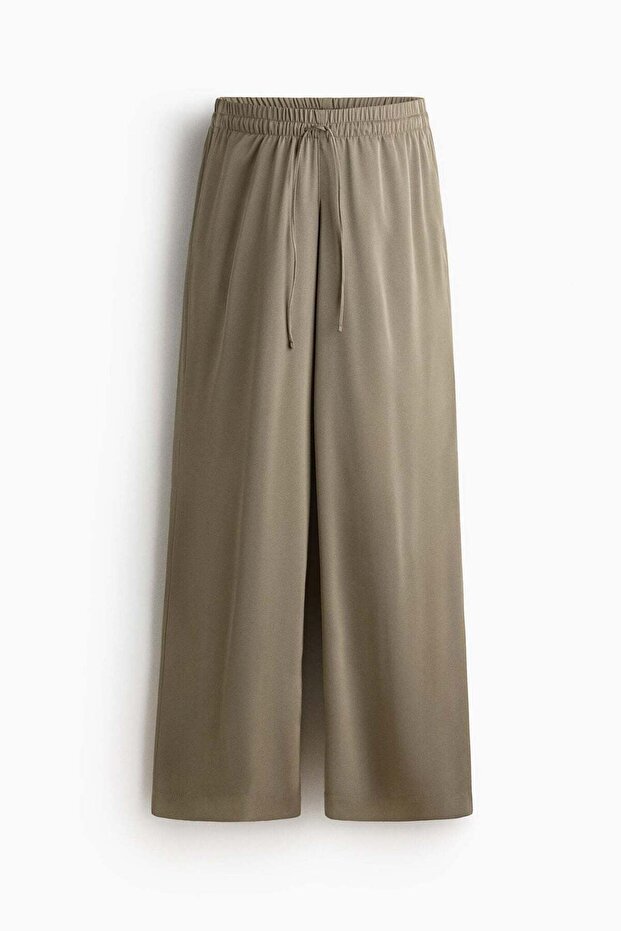 MAMA Wide drawstring trousers