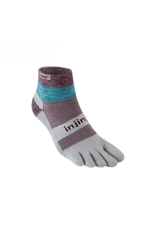 TRAIL MIDWEIGHT MINI CREW COOLMAX - رمادي فاتح - S
