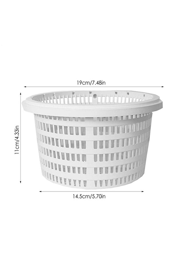 White 19cm Skimmer Basket Above Ground Pool Skimmer Basket Handle Swimming Pool Cleaning Tool