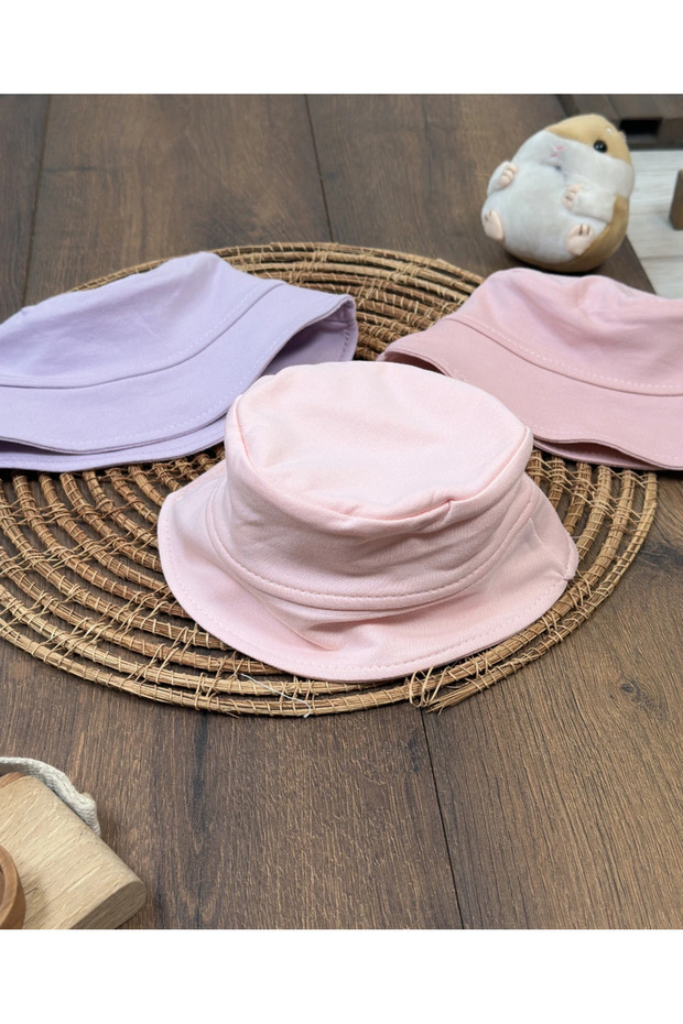Safari Colorful Set of 3 Baby Girl Hats