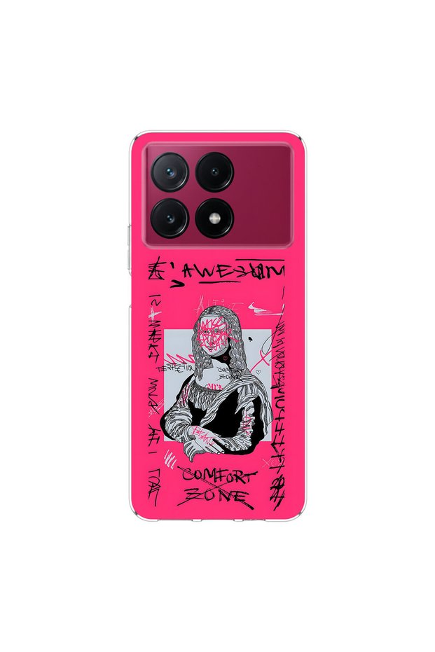 Poco X6 Pro Compatible Graffiti 1 Design Transparent Case