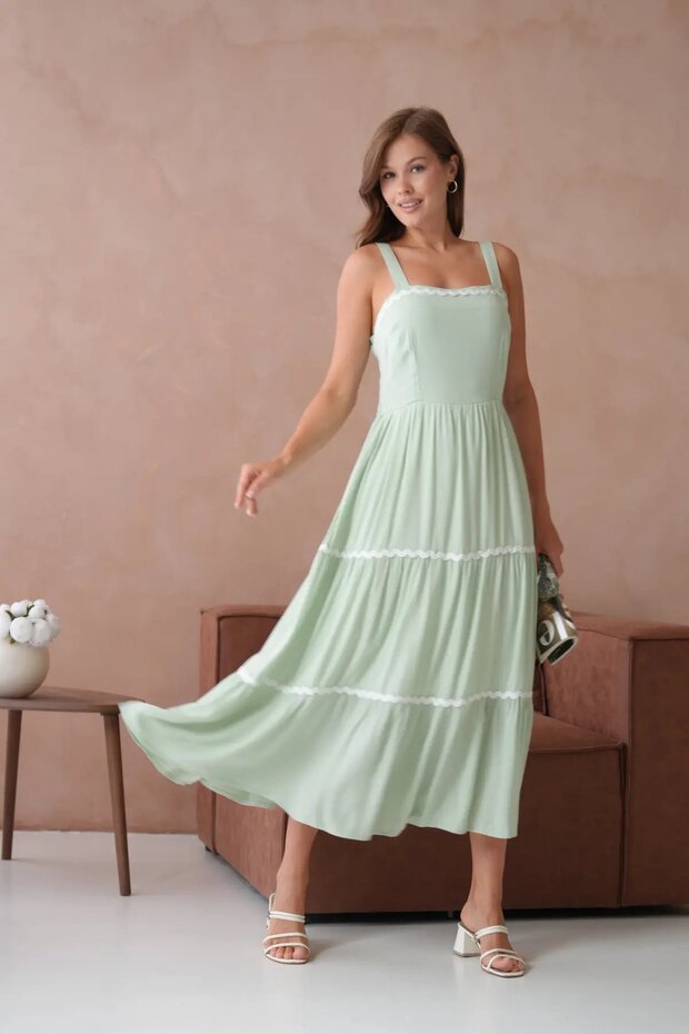 Rochie de vară cu bretele - 1