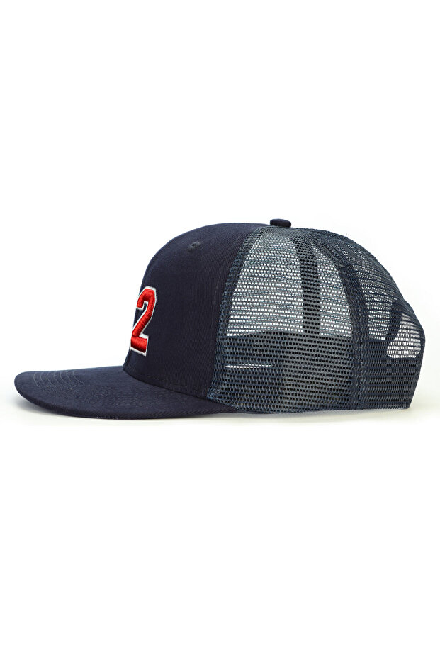 Number 12 Embossed Snapback Hat - 3